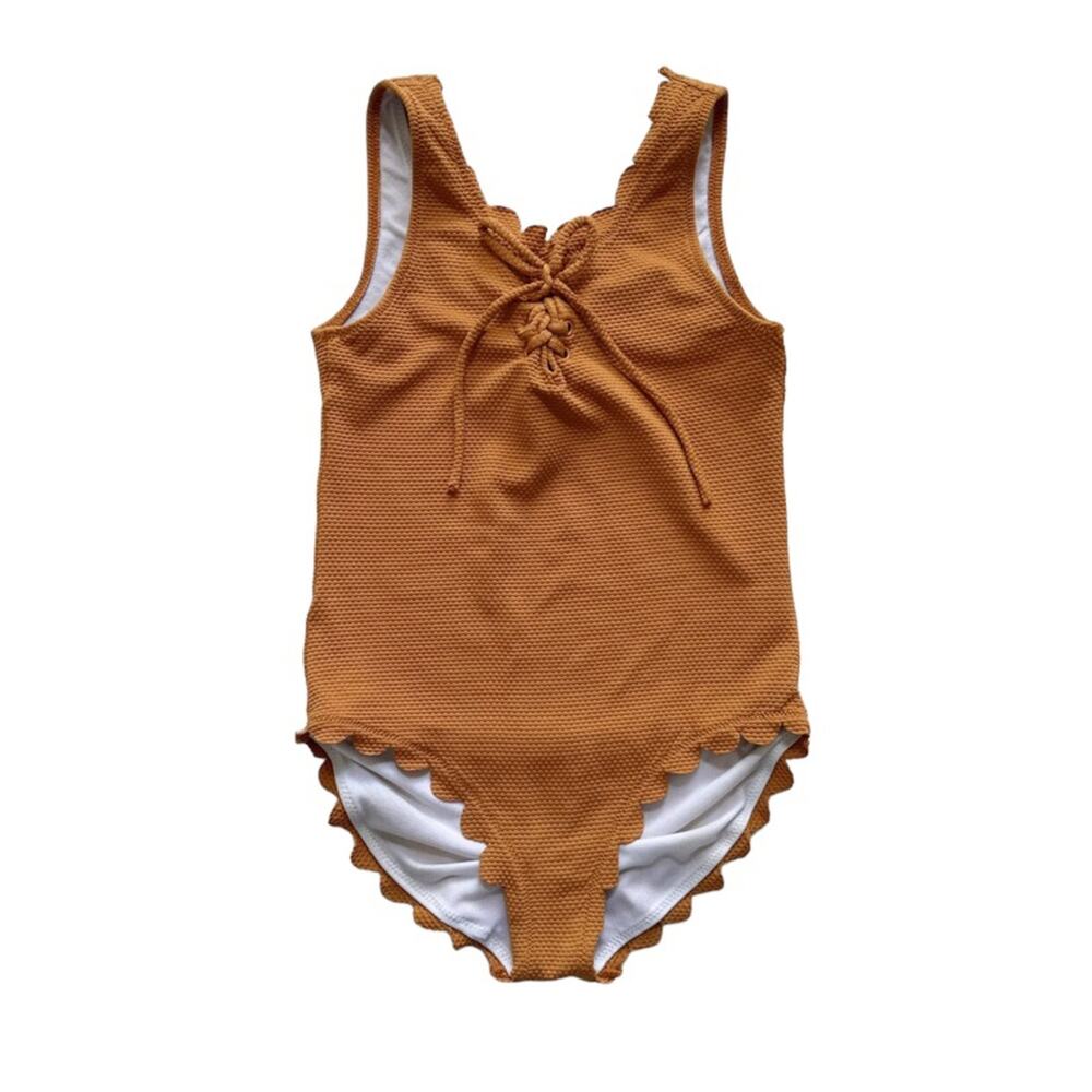 Rylee + Cru Lace-Up Swimsuit Size 6-7y